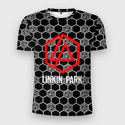 Мужская спорт-футболка Linkin park logo pattern