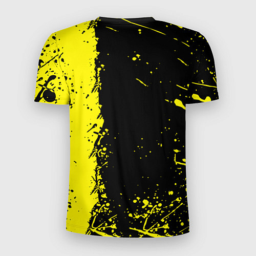 Мужская спорт-футболка Borussia fc краски / 3D-принт – фото 2