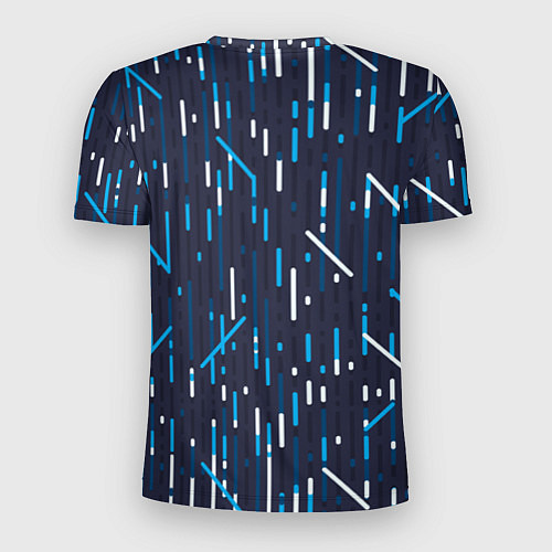 Мужская спорт-футболка Паттерн геометрическая абстракция / 3D-принт – фото 2