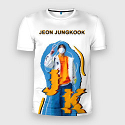 Футболка спортивная мужская BTS Jeon Jungkook, цвет: 3D-принт