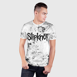 Футболка спортивная мужская Slipknot dirty ice, цвет: 3D-принт — фото 2