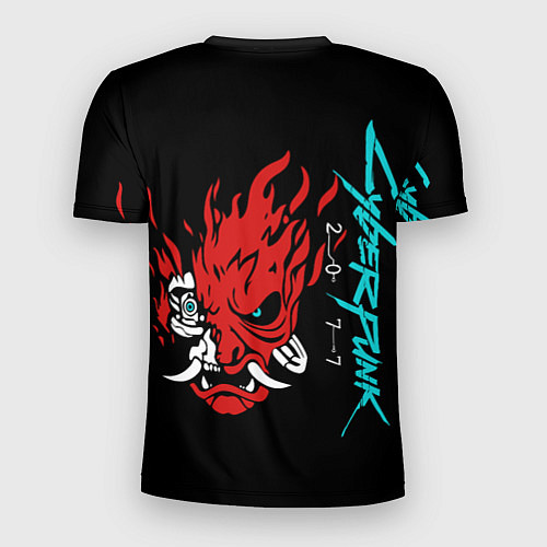 Мужская спорт-футболка Cyberpunk Samurai Dark Warrior / 3D-принт – фото 2