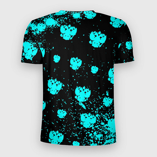 Мужская спорт-футболка Герб текстура РФ / 3D-принт – фото 2