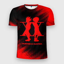 Мужская спорт-футболка Hunter x Hunter - red gradient
