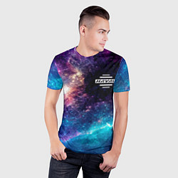 Футболка спортивная мужская Haval space auto, цвет: 3D-принт — фото 2