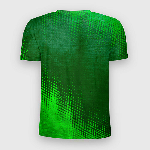 Мужская спорт-футболка Changan - green gradient посередине / 3D-принт – фото 2