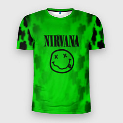 Футболка спортивная мужская Nirvana x Billie, цвет: 3D-принт