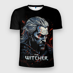 Мужская спорт-футболка The Witcher blood