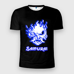 Футболка спортивная мужская Samurai logo ghost, цвет: 3D-принт