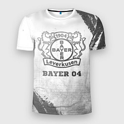 Мужская спорт-футболка Bayer 04 - white gradient