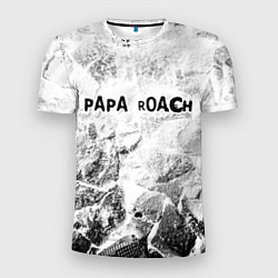 Мужская спорт-футболка Papa Roach white graphite