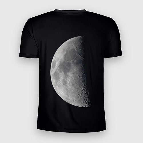 Мужская спорт-футболка Корги и луна / 3D-принт – фото 2