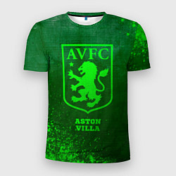 Мужская спорт-футболка Aston Villa - green gradient