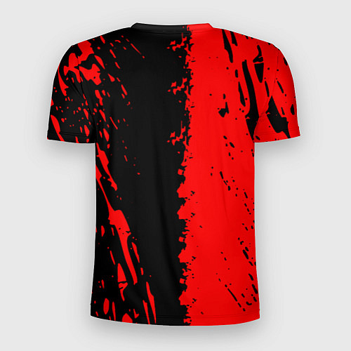 Мужская спорт-футболка Doom eternal краски / 3D-принт – фото 2
