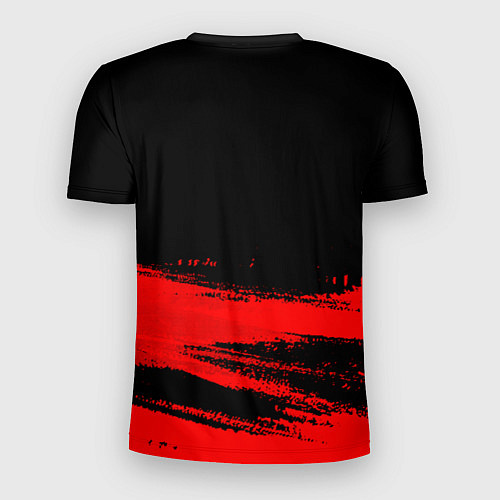Мужская спорт-футболка Hollywood Undead - red gradient посередине / 3D-принт – фото 2