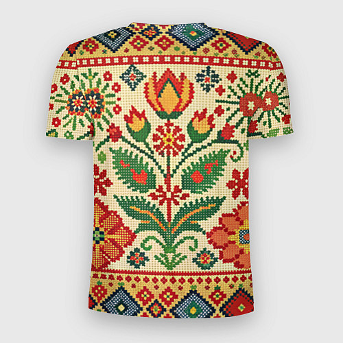 Мужская спорт-футболка Славянский узор и орнамент / 3D-принт – фото 2