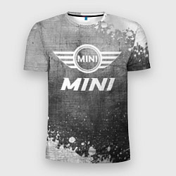 Мужская спорт-футболка Mini - grey gradient