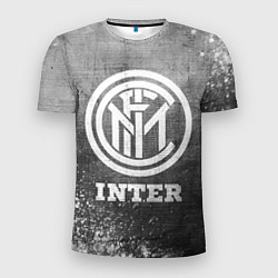 Мужская спорт-футболка Inter - grey gradient