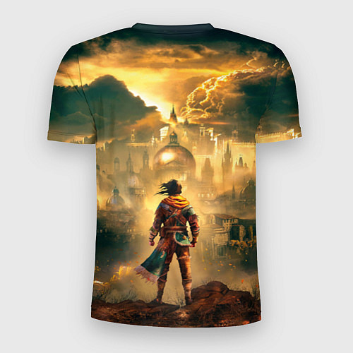 Мужская спорт-футболка Герой Greedfall 2 the dying world / 3D-принт – фото 2