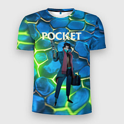 Футболка спортивная мужская Pocket Deadlock, цвет: 3D-принт