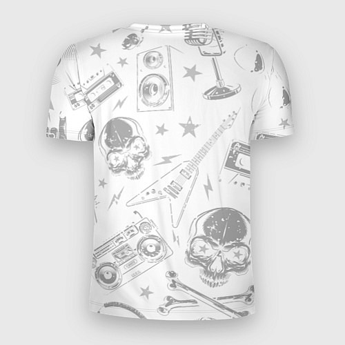 Мужская спорт-футболка Король и Шут с потертостями на светлом фоне / 3D-принт – фото 2