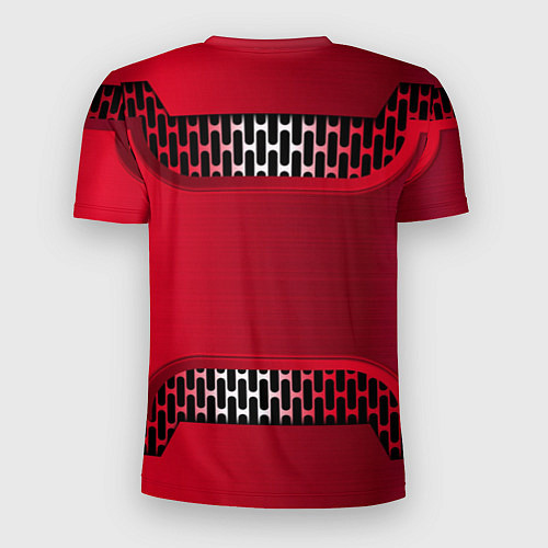 Мужская спорт-футболка Audi metal steel / 3D-принт – фото 2