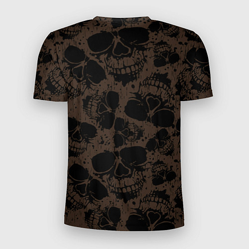 Мужская спорт-футболка Merry Christmas - skeleton / 3D-принт – фото 2