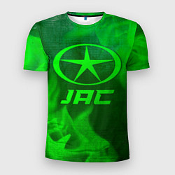 Мужская спорт-футболка JAC - green gradient