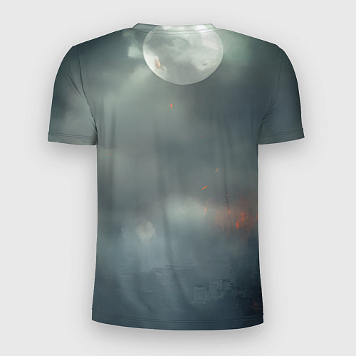 Мужская спорт-футболка Stalker 2 взрыв вышки / 3D-принт – фото 2