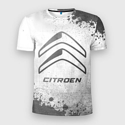 Футболка спортивная мужская Citroen - white gradient, цвет: 3D-принт