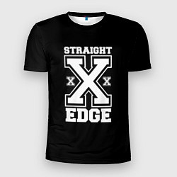 Мужская спорт-футболка Straight edge SXE