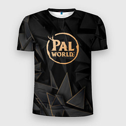 Мужская спорт-футболка Palworld golden poly