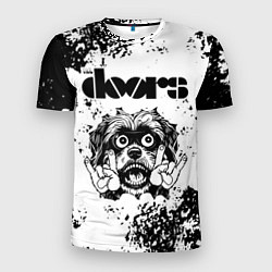 Мужская спорт-футболка The Doors - рок пес