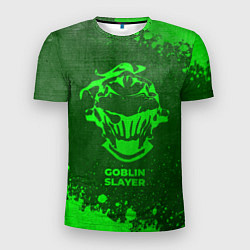 Мужская спорт-футболка Goblin Slayer - green gradient