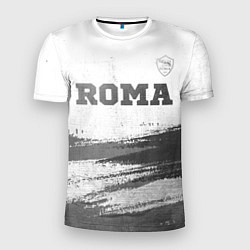 Футболка спортивная мужская Roma - white gradient посередине, цвет: 3D-принт