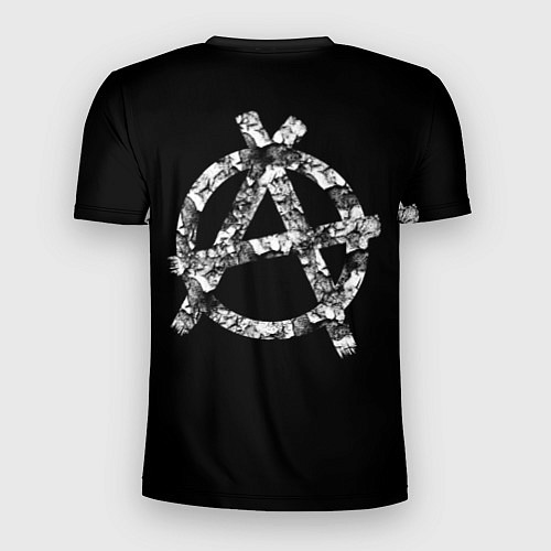 Мужская спорт-футболка Purgen череп к красным ирокезом / 3D-принт – фото 2