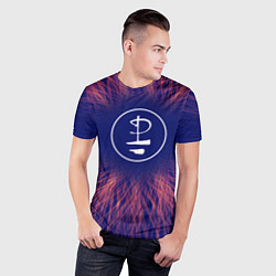 Футболка спортивная мужская Pink Floyd red energy, цвет: 3D-принт — фото 2
