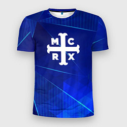 Футболка спортивная мужская My Chemical Romance blue poly, цвет: 3D-принт