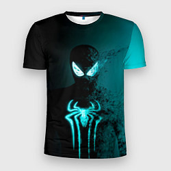 Футболка спортивная мужская Neon spider-man, цвет: 3D-принт
