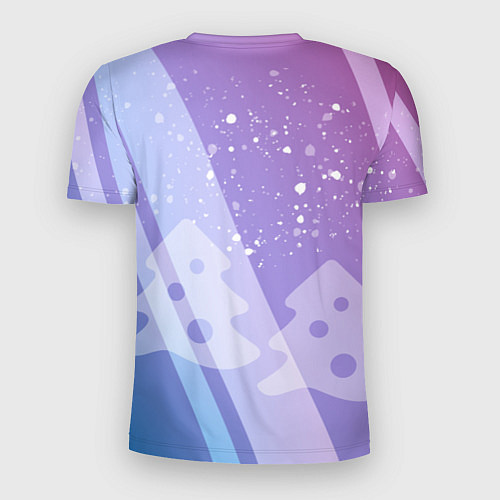 Мужская спорт-футболка Снегурочка с тату / 3D-принт – фото 2