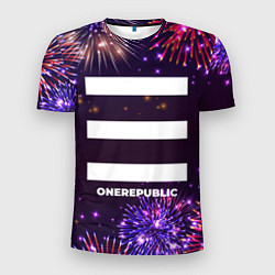 Мужская спорт-футболка Праздничный OneRepublic