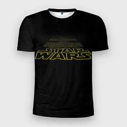 Футболка спортивная мужская Star Wars - вступительные титры, цвет: 3D-принт