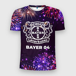 Мужская спорт-футболка Праздничный Bayer 04