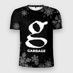 Мужская спорт-футболка Снежный Garbage