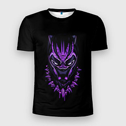 Мужская спорт-футболка Black Panther head