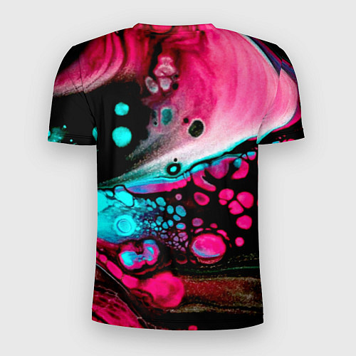 Мужская спорт-футболка Краски градиента / 3D-принт – фото 2