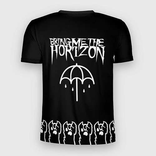 Мужская спорт-футболка Bring Me the Horizon: cat rock / 3D-принт – фото 2