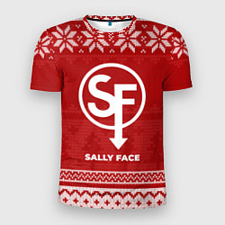 Мужская спорт-футболка Новогодний Sally Face