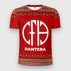 Футболка спортивная мужская Pantera new year, цвет: 3D-принт