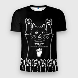 Мужская спорт-футболка Rage Against the Machine: cat rock